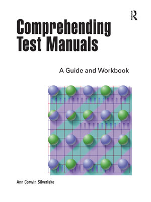 cover image of Comprehending Test Manuals
